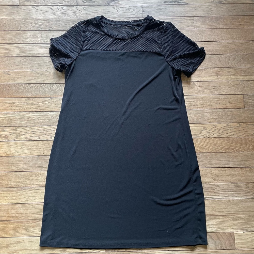 Black T-Shirt Dress 
Size tag removed size M